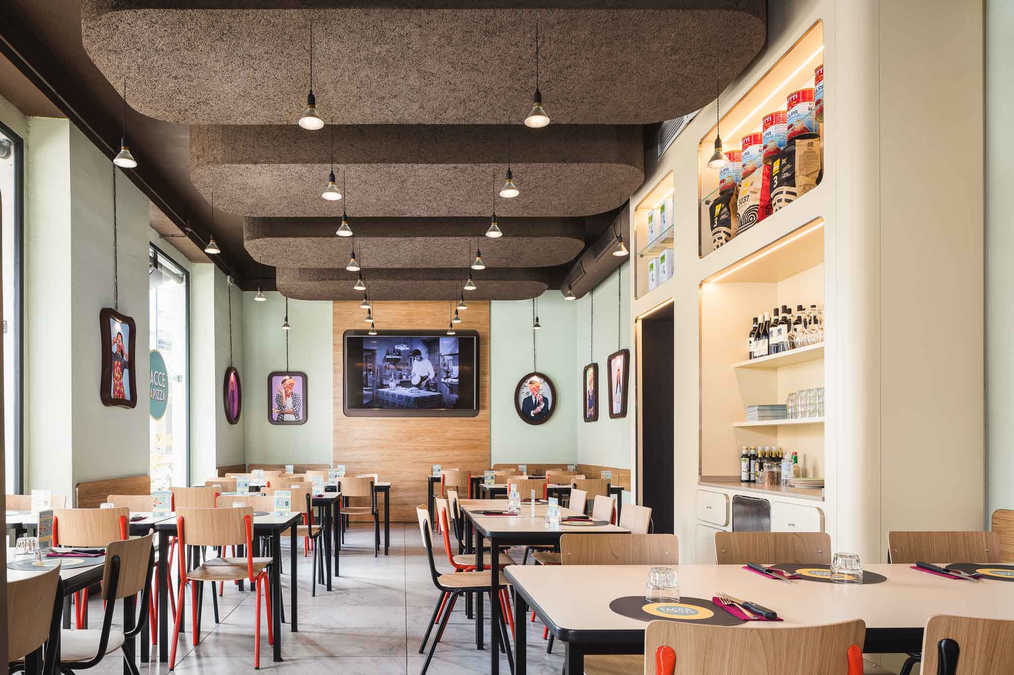 Facce da pizza - Studio Carta - Milano - Foto di Davide Galli, fotografo di Architettura e Interni a Milano